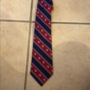 Republican elephant tie. Alynn Red White and blue.